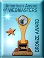 American Association Of Webmasters Bronze Award
