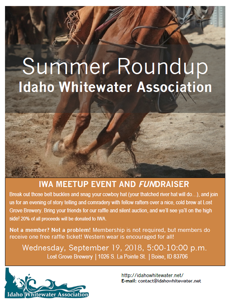 Idaho Whitewater Association Summer Roundup 2018