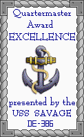Quartermaster Award of Excellence