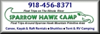 Sparrow Hawk Camp on Oklahoma's scenic Illinois River