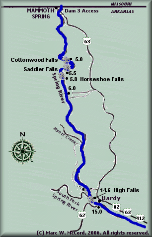 Spring River map