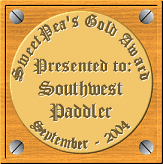 Sweet Pea's Gold Award
