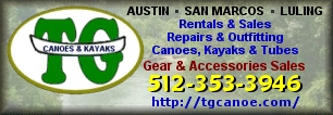 TG Canoes & Kayaks in San Marcos, Austin and Luling