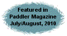 Featured in Paddler Magazine, July/August, 2010