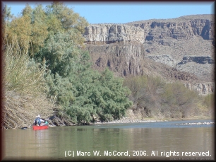 A side canyon on the Rio Grande