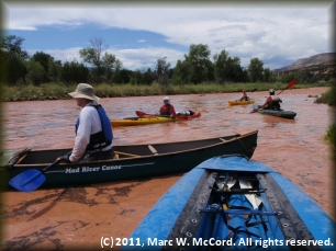 Muddy Rio Chama at the Chavez Canyon Access