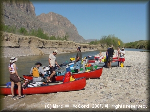Great Unknown trips begin at the Santa Elena Canyon take-out