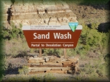 Entrance to Sand Wash