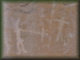 Petroglyphs on the road to Sand Wash