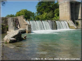 Cummings Dam from the downriver side